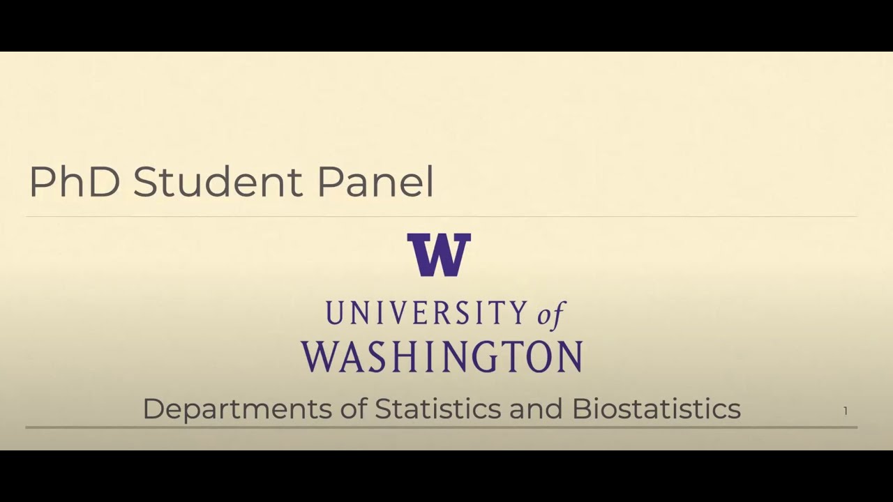 2020 UW Statistics Graduate Student Panel