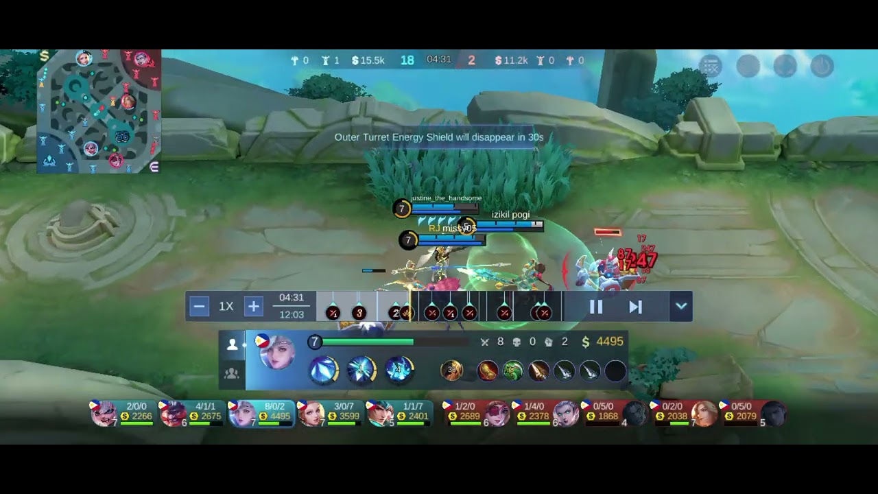 MLBB had a beautiful game last night part 9 😁