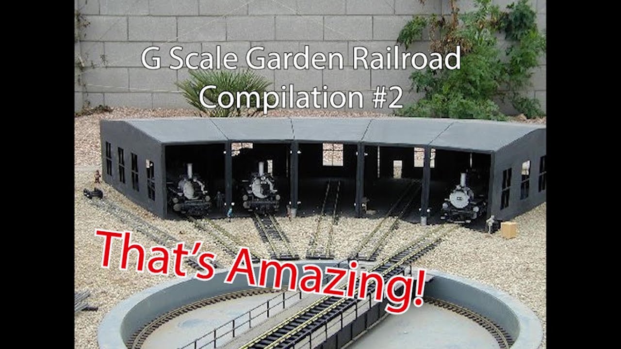 Big G Scale Railroad Compilation #2 (Feat Interviews of builders by Movie Mix)!