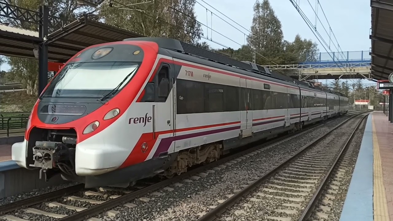 Renfe civia 464 saliendo La Colina
