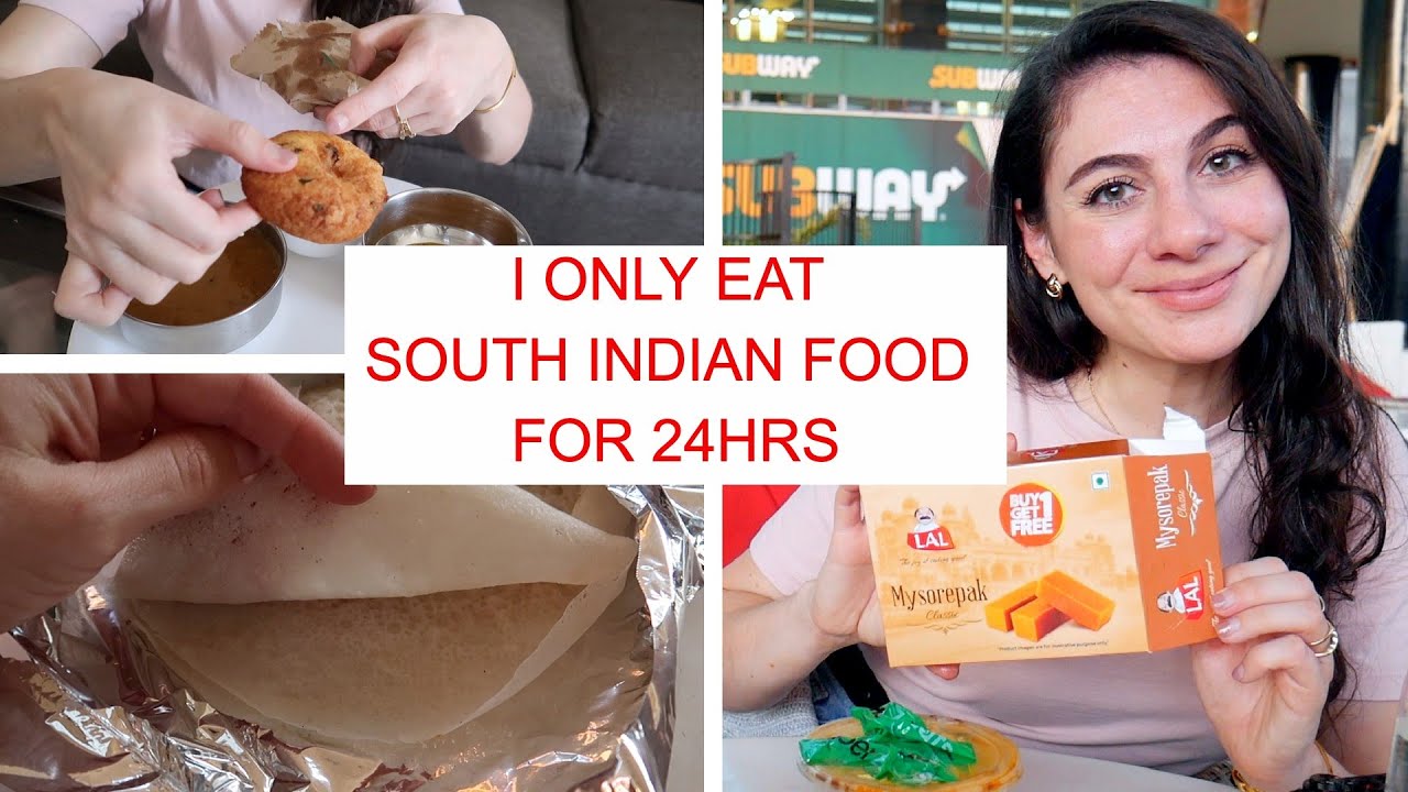 I only ate SOUTH INDIAN FOOD for 24 HOURS | TRAVEL VLOG IV