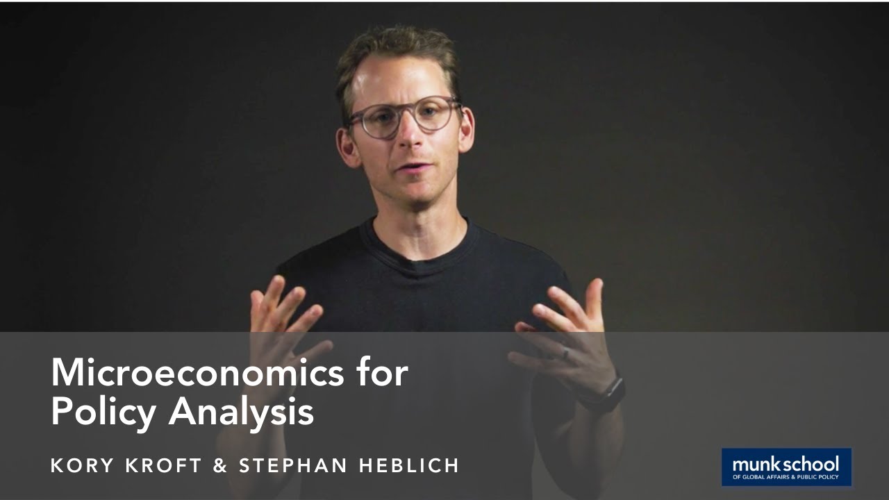 Course Introduction: Microeconomics for Policy Analysis
