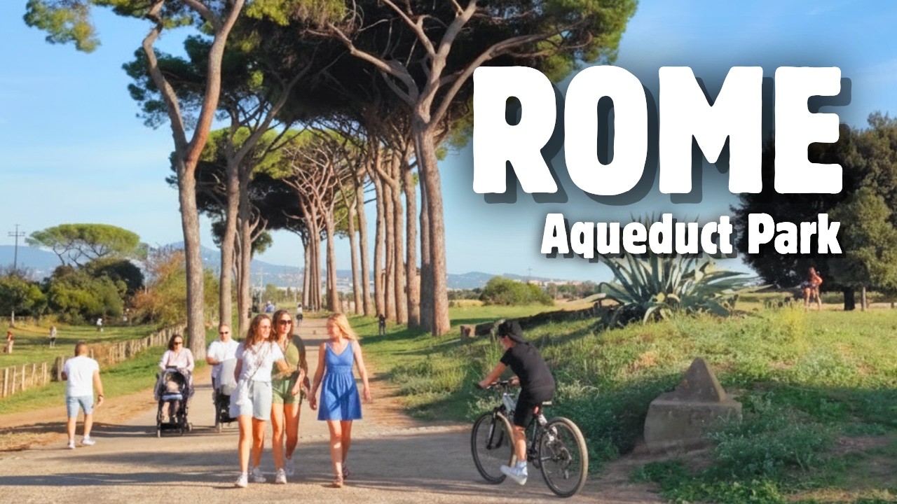 ROME Aqueduct Park 🇮🇹 | Walking Tour Through a Rome Hidden Gem | 4K