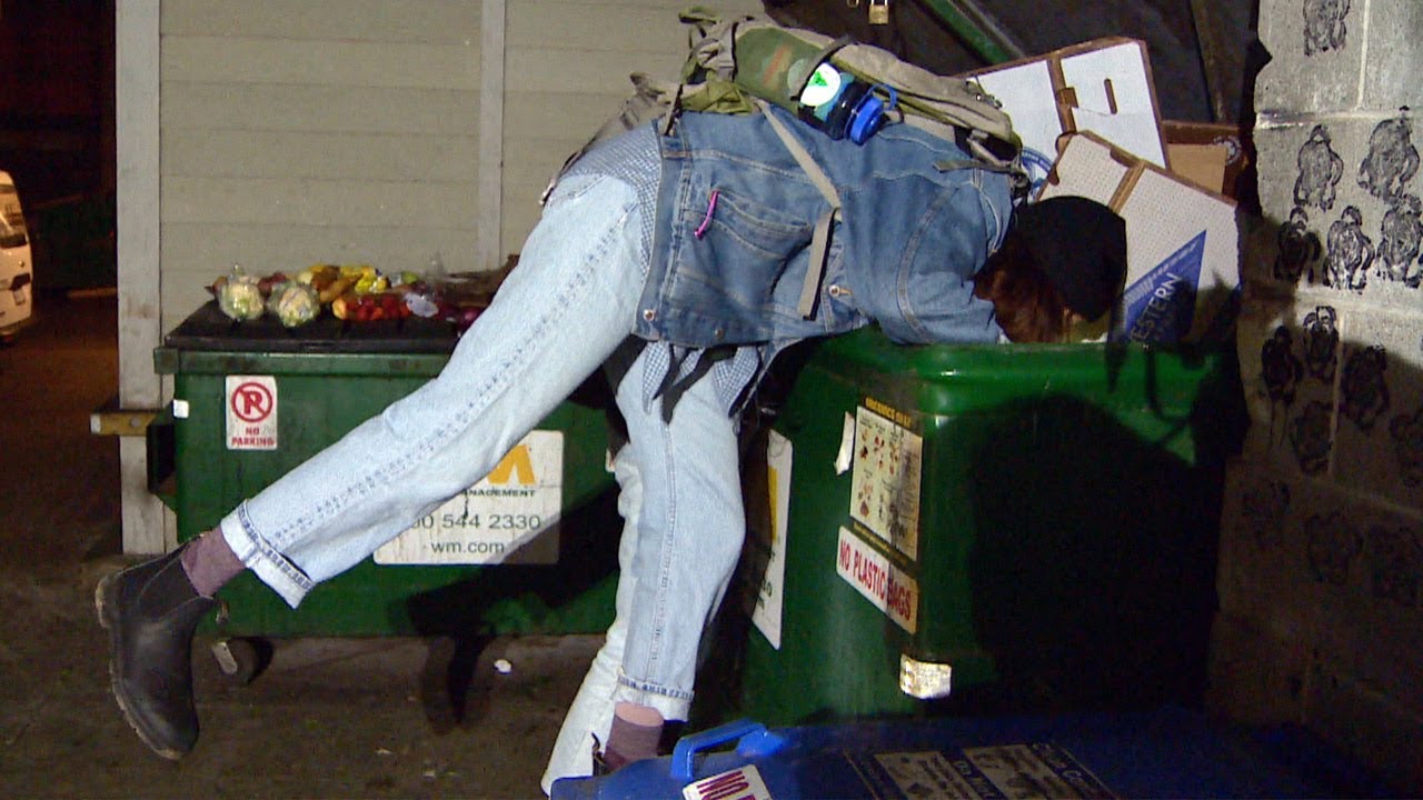 Dumpster dive reveals 'indescribable' food waste
