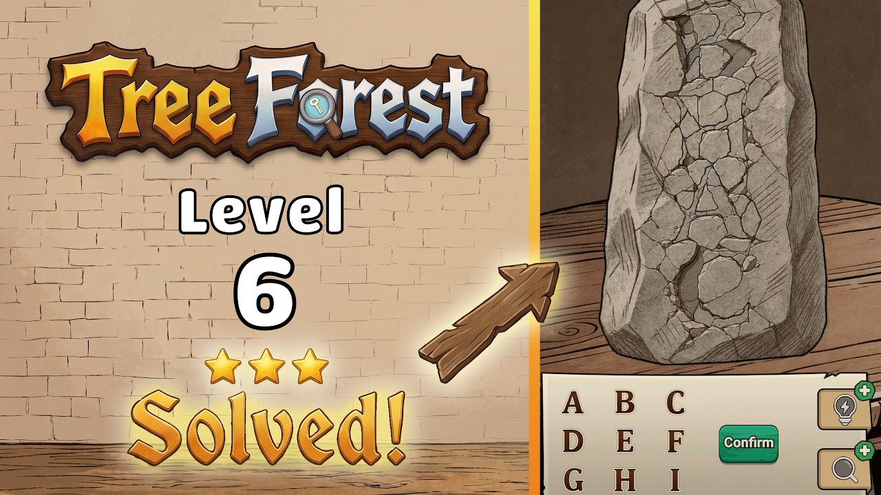 Tree Forest: Detective Words - Level 6 Walkthrough 🧩 | Full Solution & Gameplay! 🌲✨