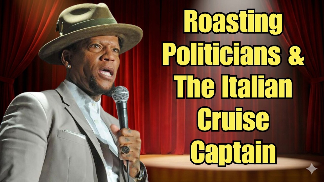 DL Hughley Stand Up Comedy: Roasting Politicians & The Italian Cruise Captain