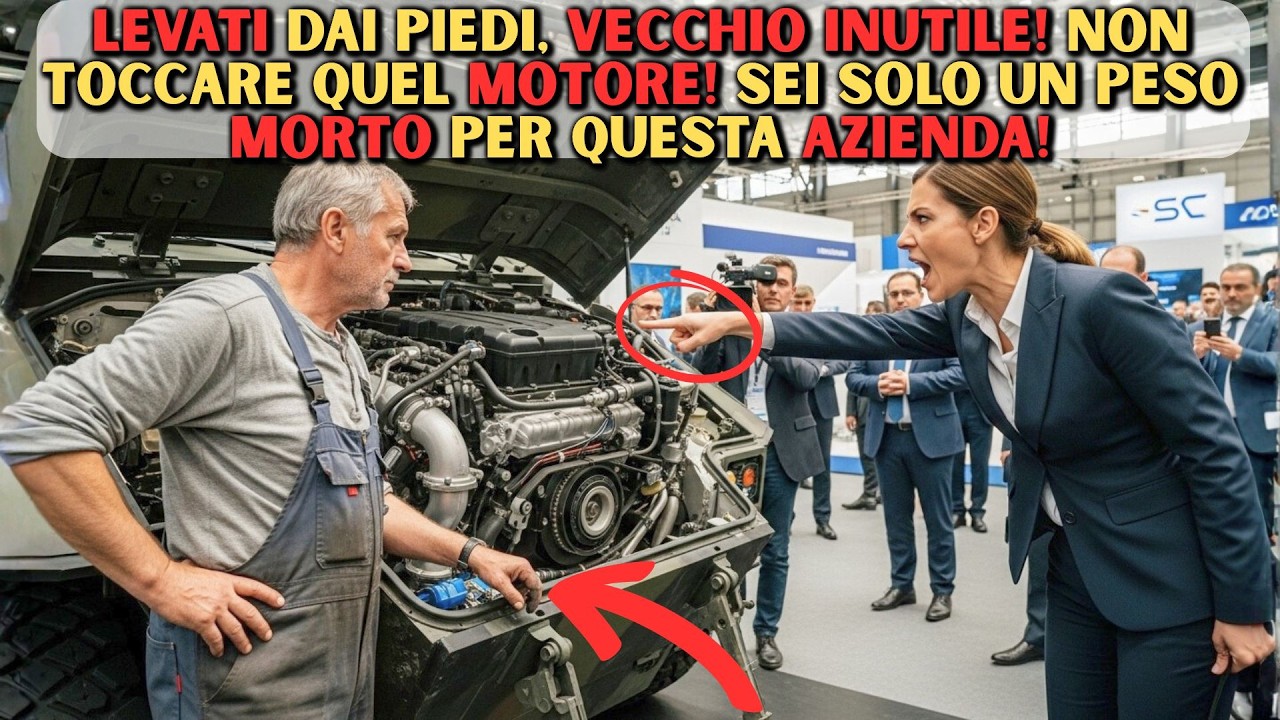 “Non toccare i motori MILITARI”—La CEO Lo Umiliò, Ma Spense Un Circuito E Il Mezzo Tacque In 9 Seco…