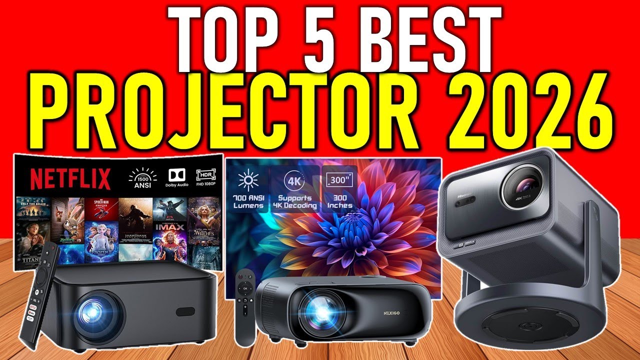 Top 5  Best Projector Brand of (2026) Ultimate Buyer’s Guide!