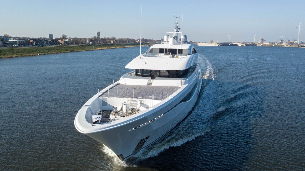Feadship Arrow returned to Holland today