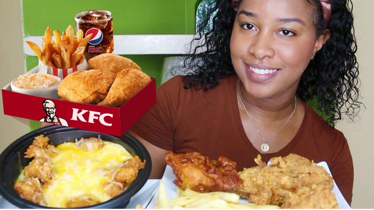 KFC Mukbang with Jamaican KFC