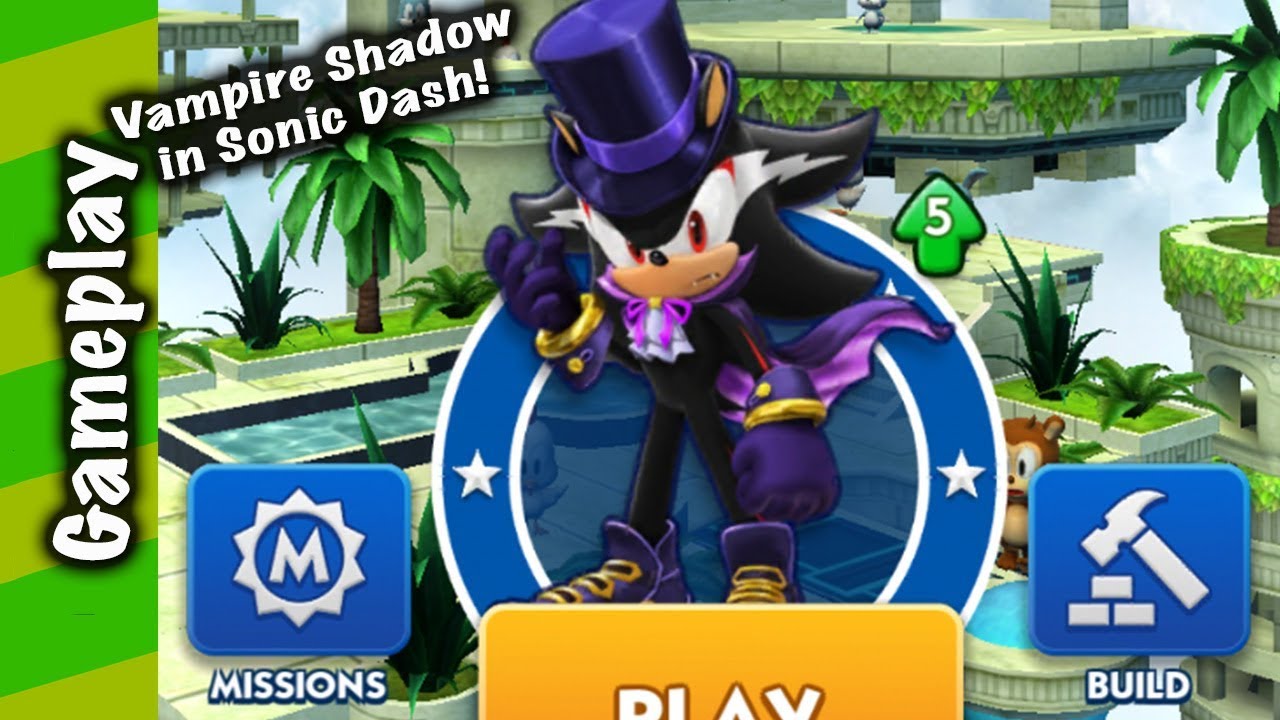 Sonic Dash - Vampire Shadow Gameplay