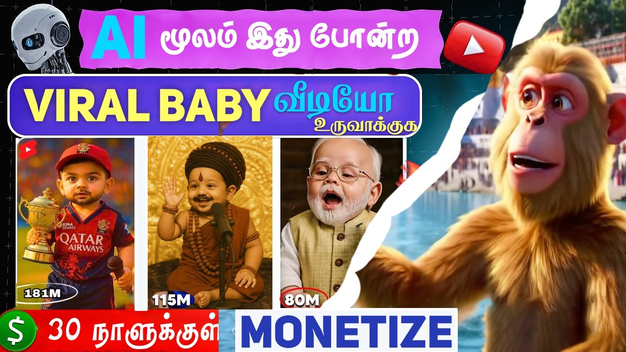 🟢FREE  AI Video “COURSE” : how to create ai video | ai video EDITING tamil ? |skills maker tv