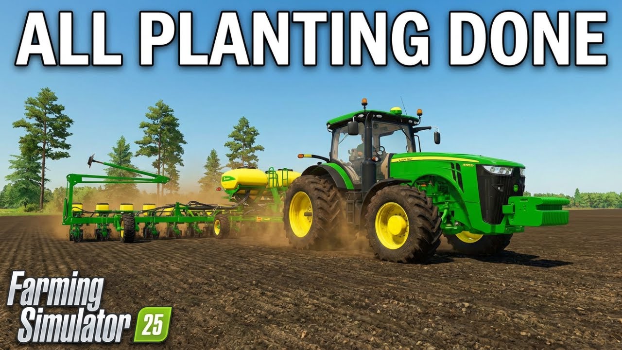 We Got ALL The Planting Done On The Georgia Farm | Farming Simulator 25