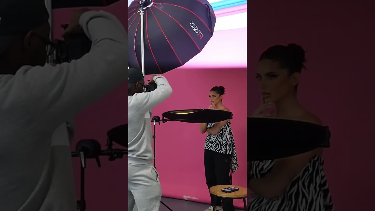 Beauty lighting on a budget  #shorts #short #beauty #clamshell #model #photographer