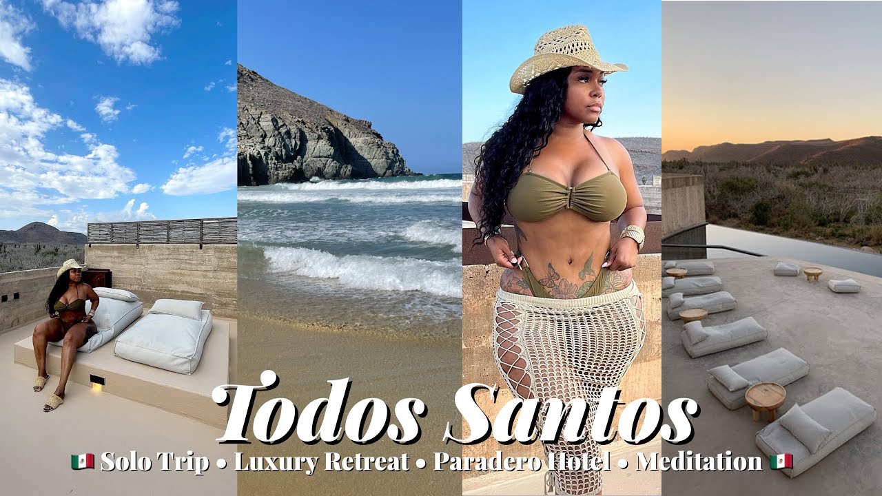 SOLO TRAVEL VLOG | TODOS SANTOS 🇲🇽 • LUXURY RETREAT • NATURE • WELLNESS | Gina Jyneen VLOGS