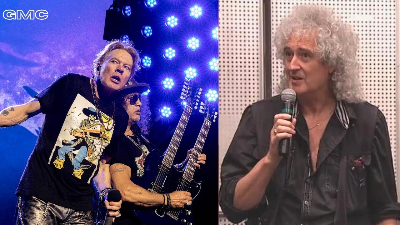 Legendary Queen guitarist Brian May reveals his contribution to the new Guns N’ Roses song.