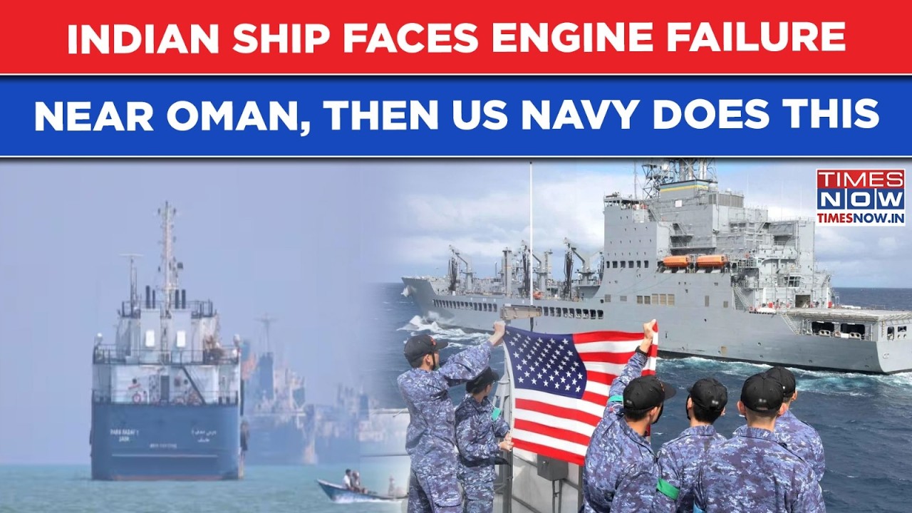 India's MVS Virat 1 Sinks Near Oman: US Navy Rescues Crew As Vessel Suffers Engine Failure? Watch