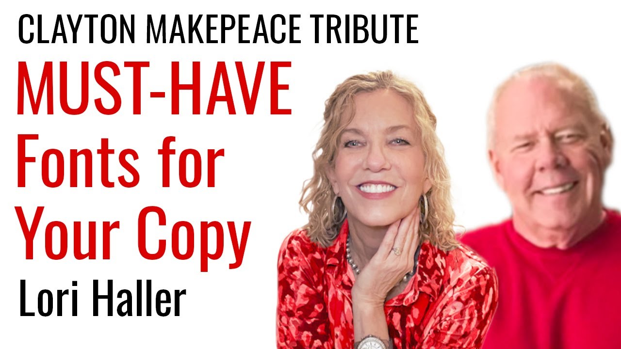MUST-HAVE Fonts for Your Copy - Lori Haller, Clayton Makepeace EPIC Tribute