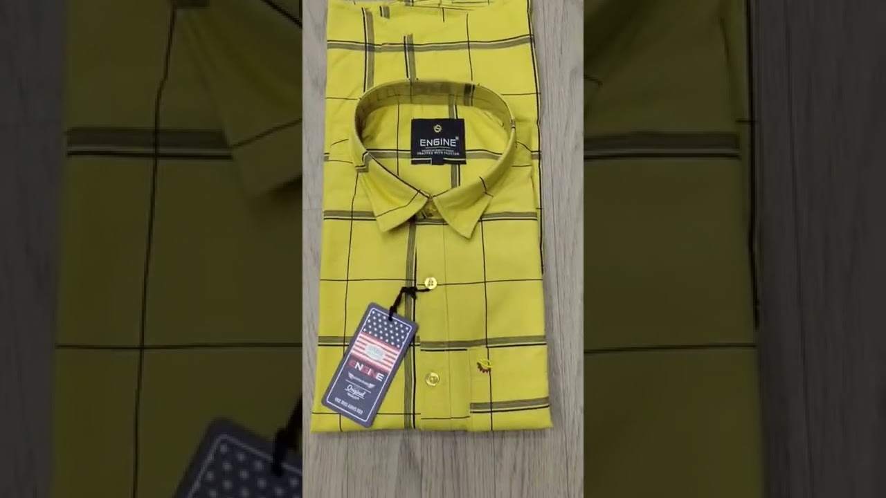 Cotton laffer checked. Wholesale only