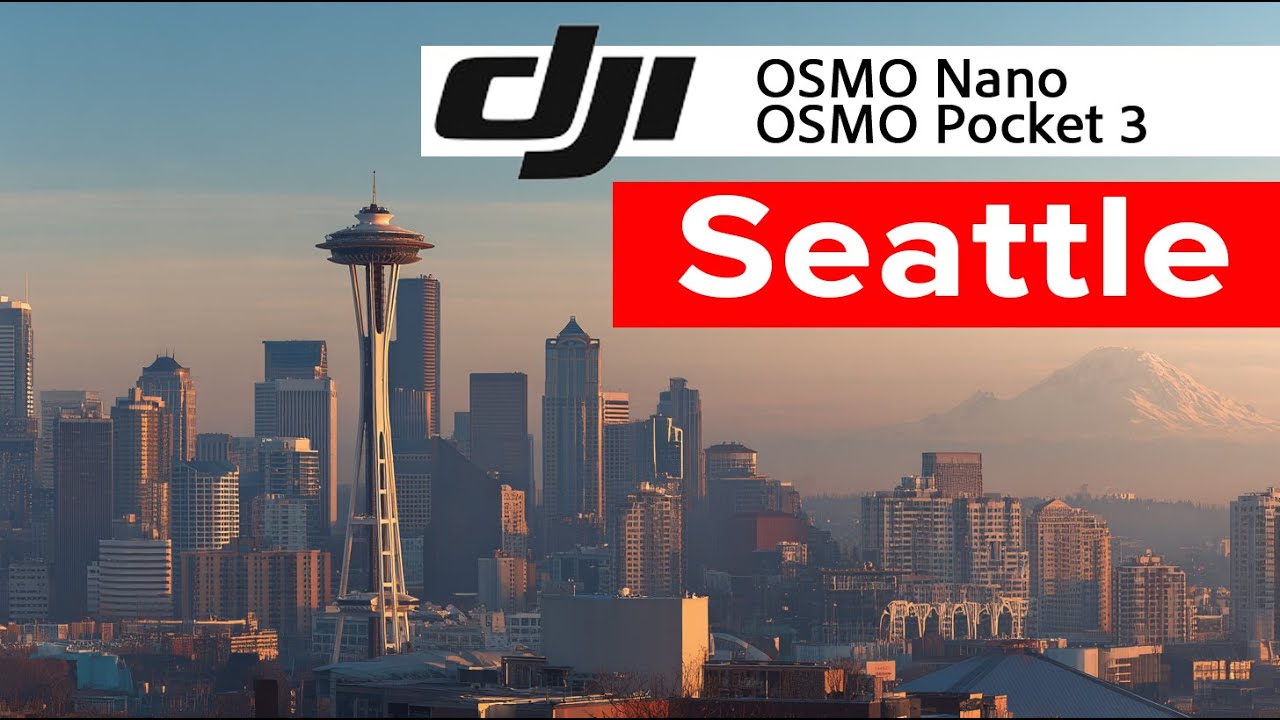 Seattle Downtown - Pike Place Market, Waterfront & der 1. Starbucks | DJI OSMO Pocket 3 & OSMO Nano