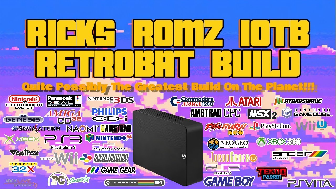 Insane Retrobat 10TB HDD Showcase - Latest Flagship Build Over 24k games - Best Build Out There?