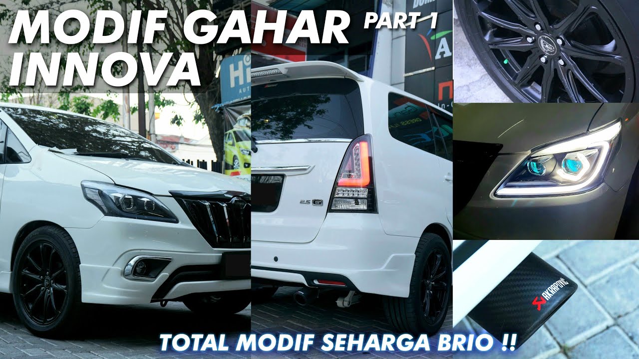 INNOVA GAHAR - FULL MODIF LUAR DALAM #modifinnova #innova