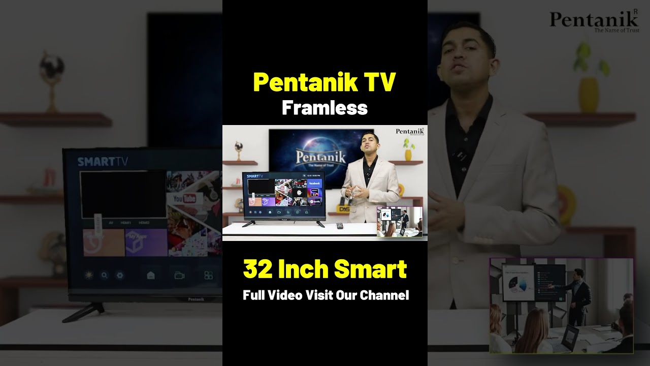 32 Inch Frameless TV Review | Pentanik TV Price in Bangladesh #pentaniktv  #smarttv  #television