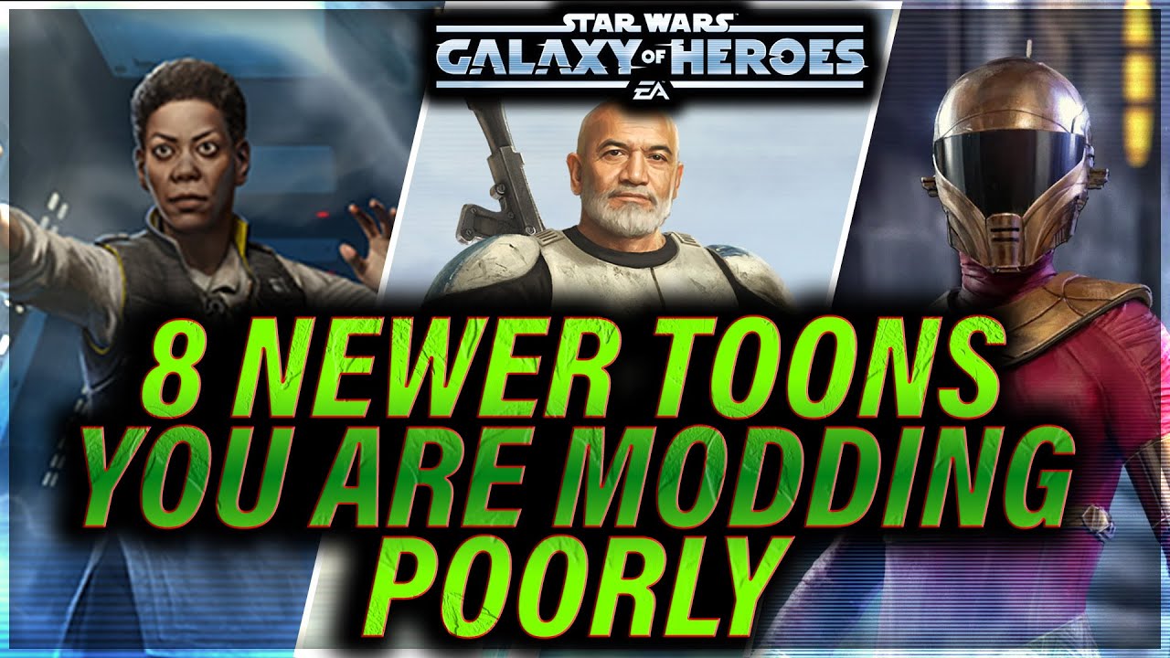 LOTS OF TOONS YOU SHOULD CHECK IN ON (August 2023) #starwars #swgoh #modding