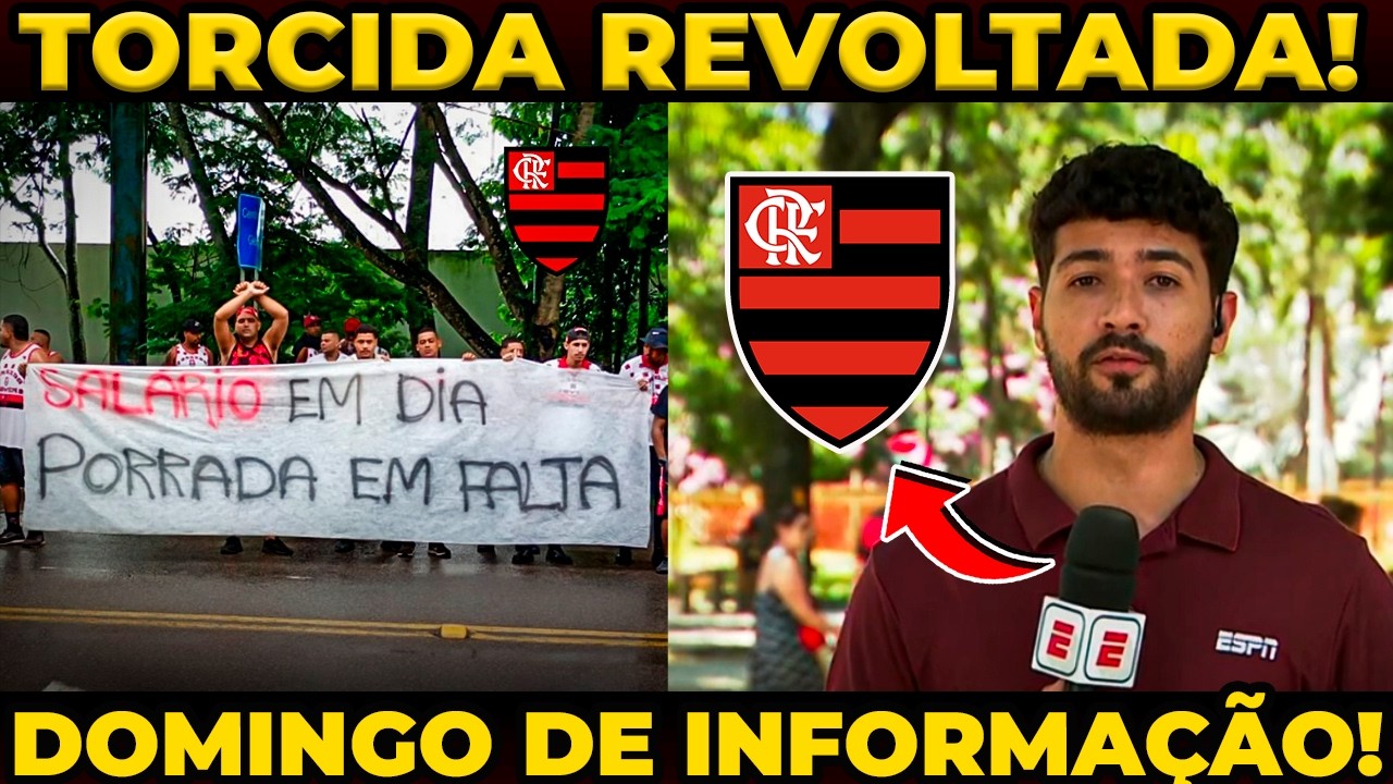 AGORA! FLAMENGO SOB PRESSÃO! COMENTARISTAS ANALISAM OS PROTESTOS DA TORCIDA! FLAMENGO HOJE