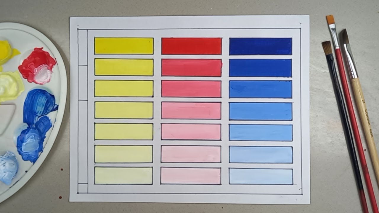 DEGRADACIÓN DE COLORES, Cómo hacer degradados de color.