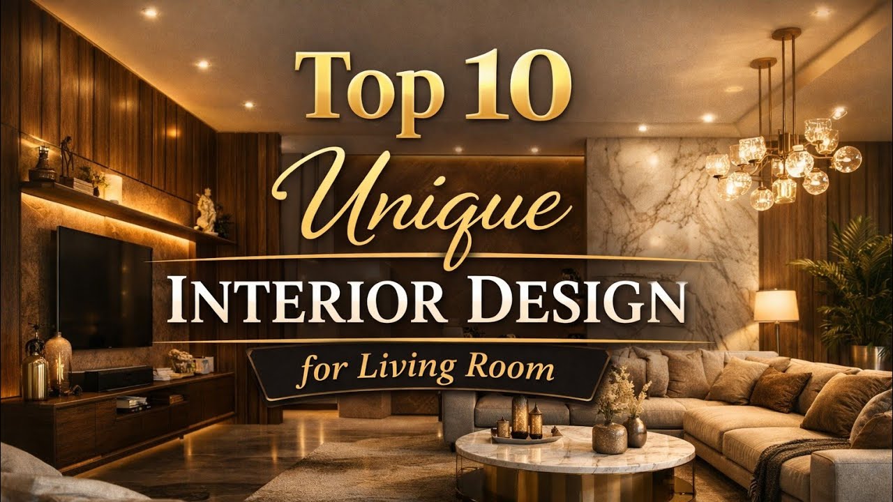 Top 10 Living Room Interior Design Ideas for Indian Homes | Modern & Stylish | interior design