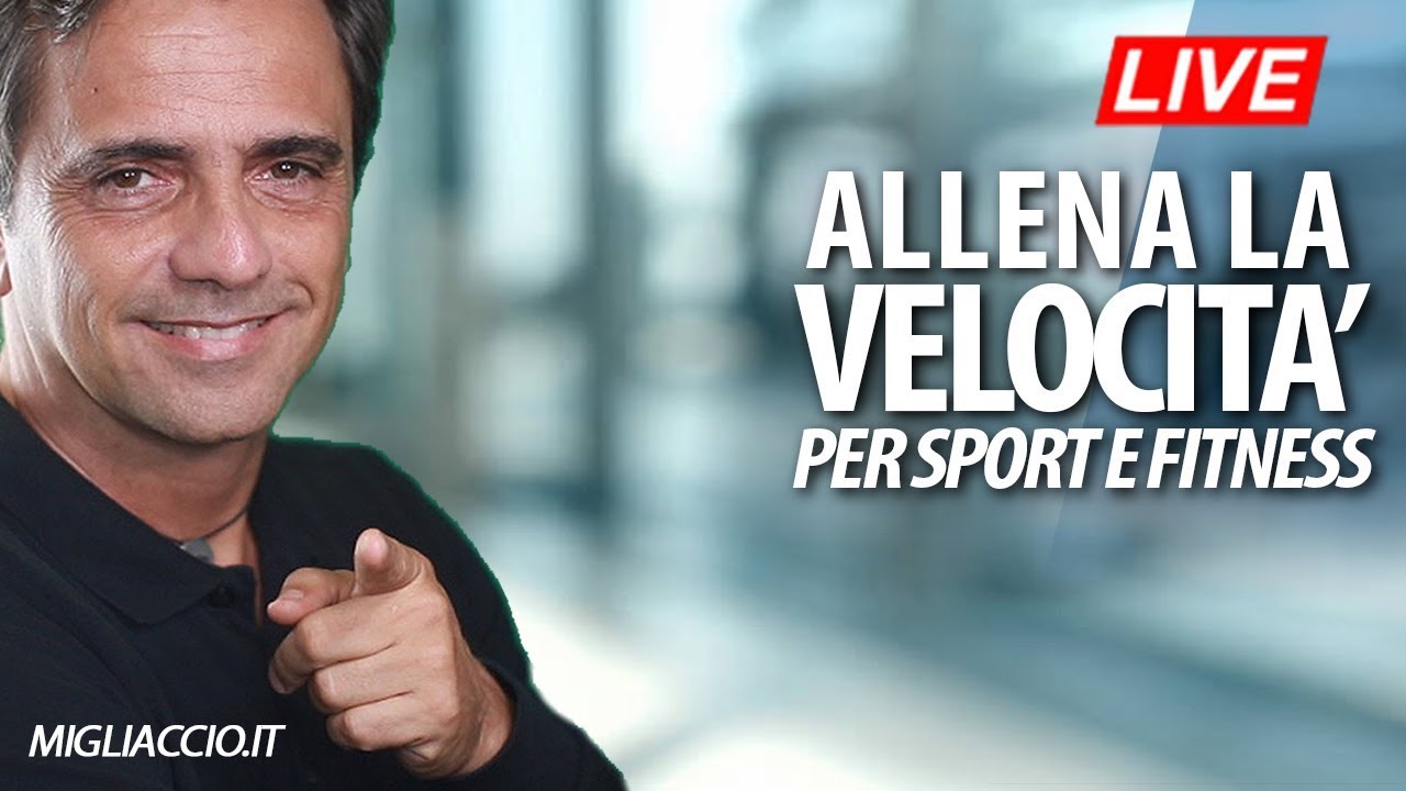 Allenamento della velocità? Si e non solo per la corsa, anche per lo Sport ed il Fitness in Palestra