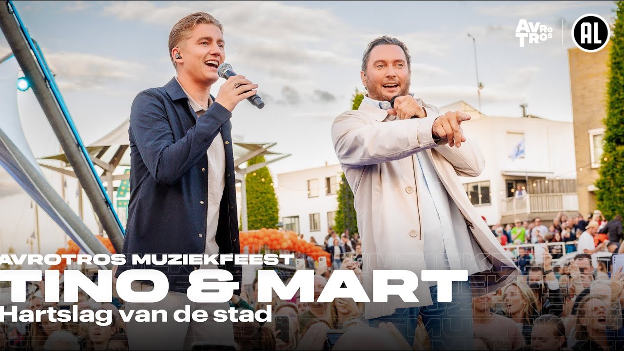 Tino Martin & Mart Hoogkamer - Hartslag van de stad &bull; Muziekfeest op het Plein 2024