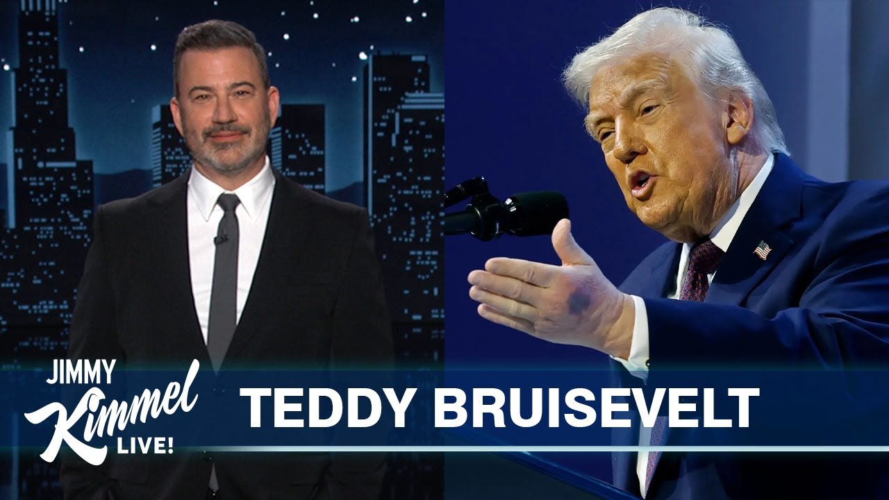 Trump Has a Nasty New Bruise, Launches Board of Peace & Jimmy Kimmel Breaks Down the FCC’s Threats