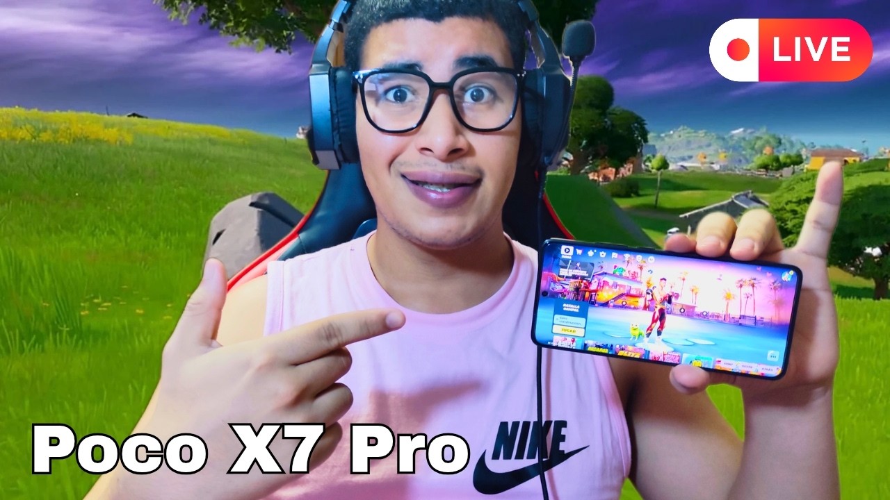 FORNITE EN EL POCO X7 PRO