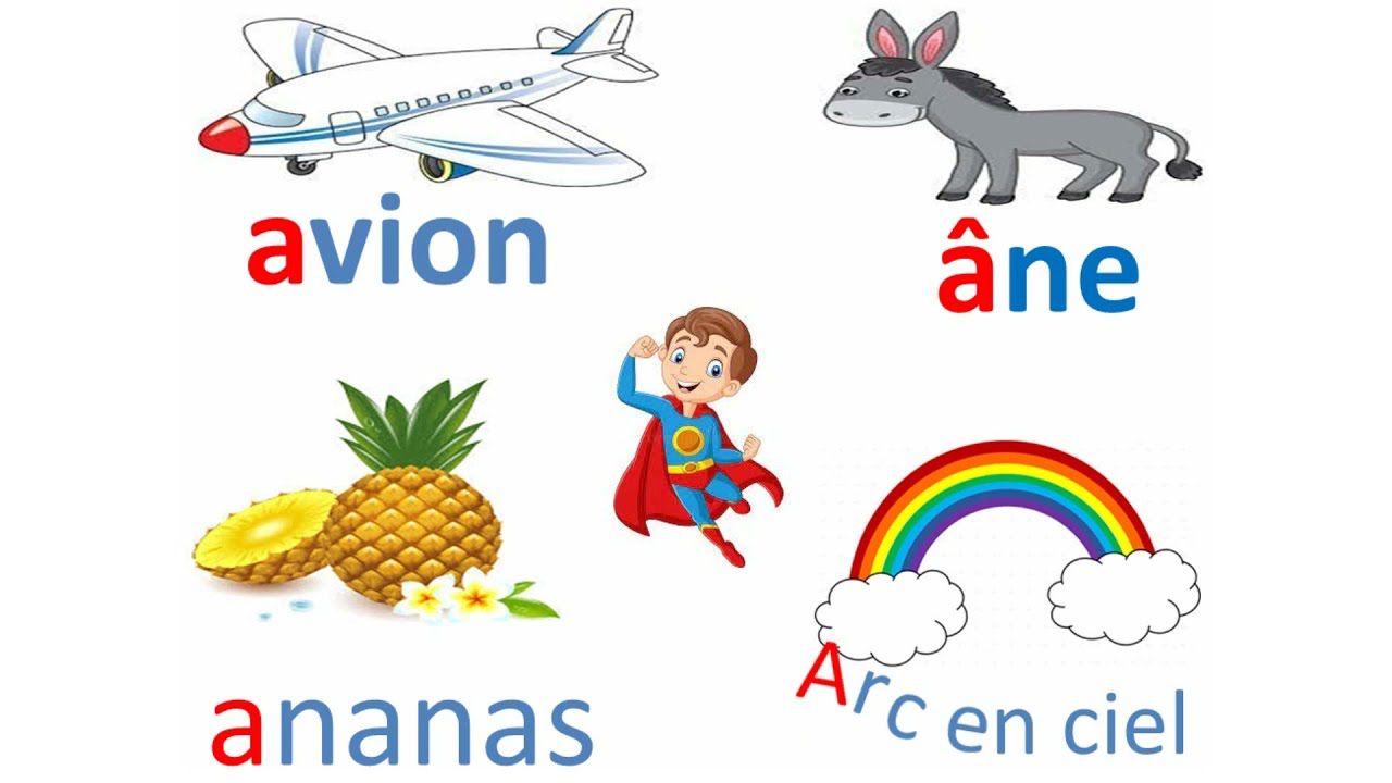 lettre  A / apprendre l'alphabet / français maternelle/تعليم اللغة الفرنسية للأطفال