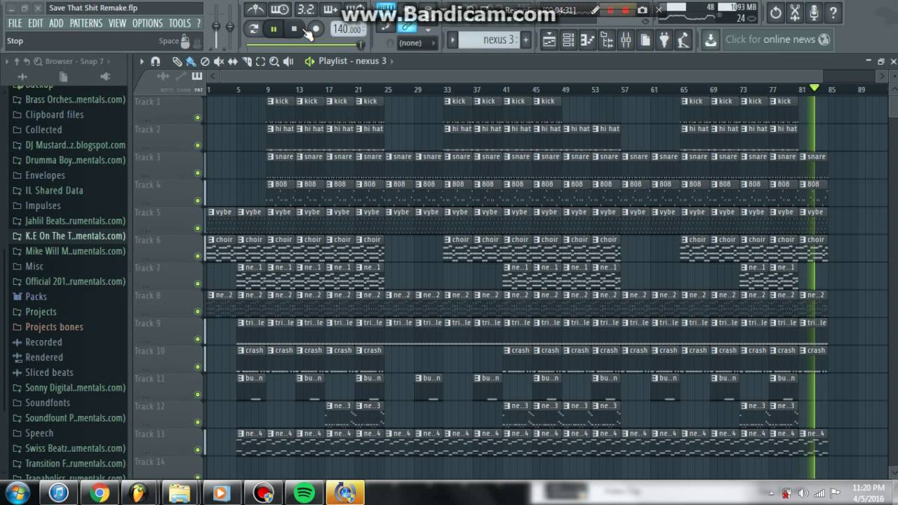 Chief Keef - Save That Shit FL Studio 12 Remake (FLP)