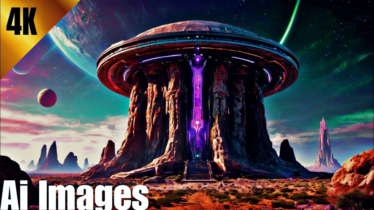 Exploring Mysterious Alien Worlds: Stunning AI-Generated Landscapes That Will Blow Your Mind!