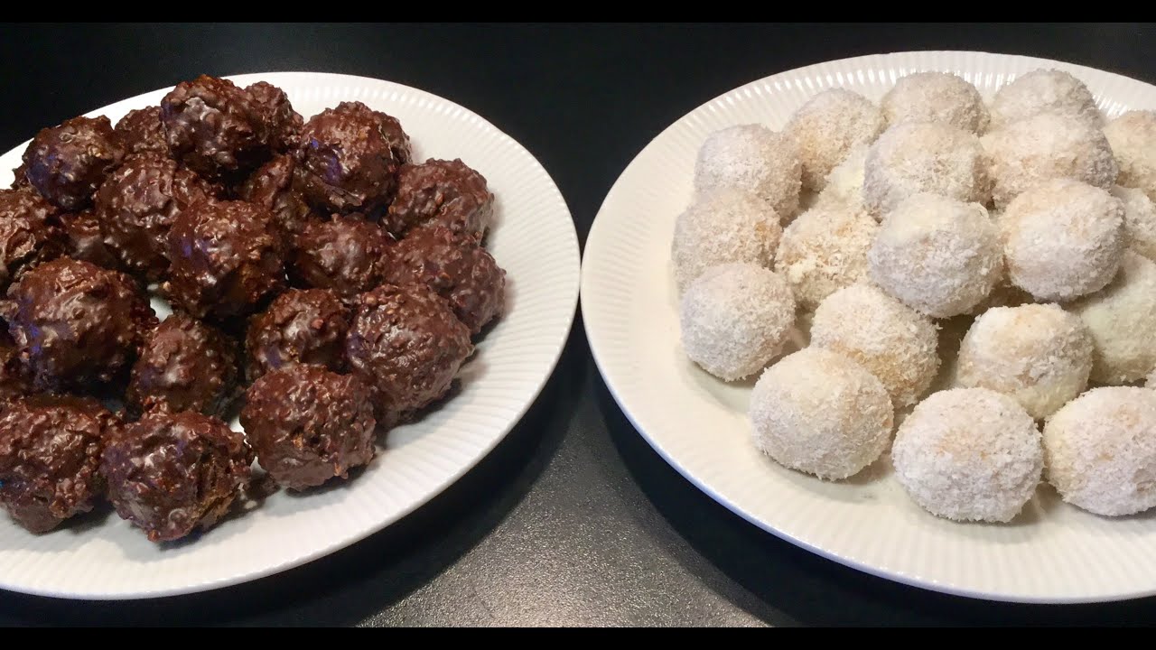 GÂTEAUX SANS CUISSON FAÇON FERRERO ROCHER ET RAFFAELLO RECETTE SPÉCIALE AÏD
