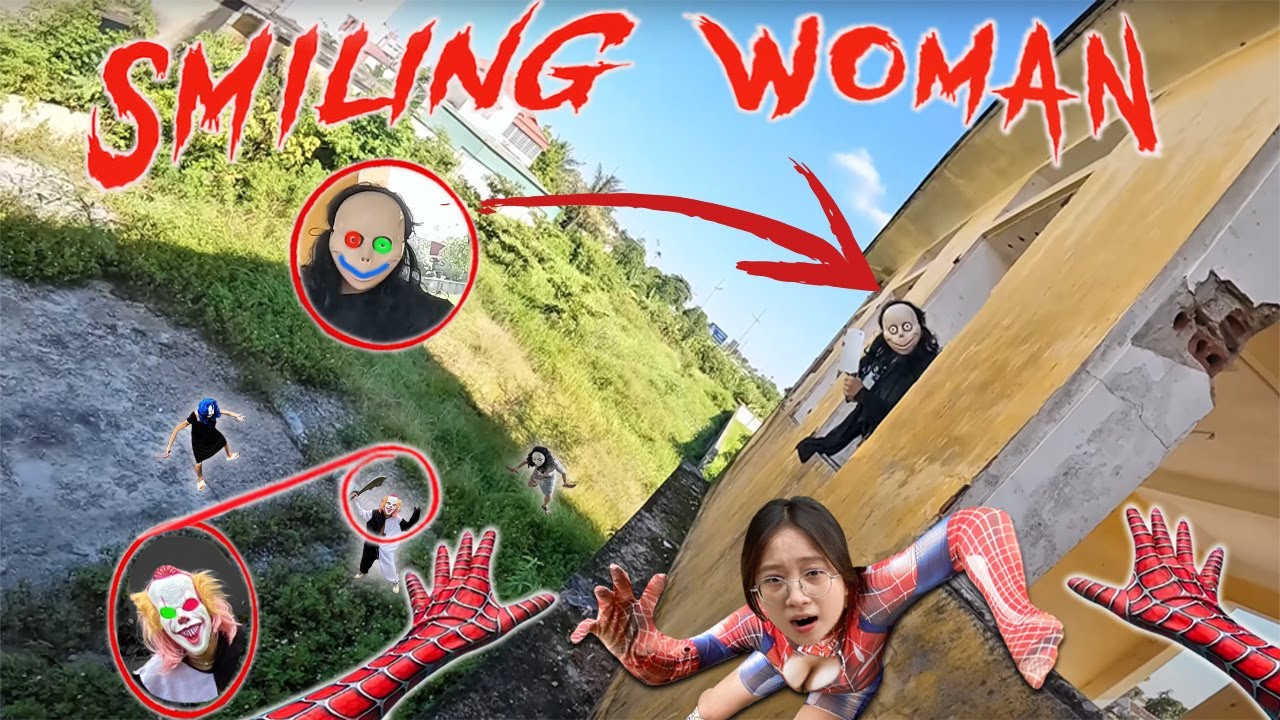 PARKOUR SPIDER-MAN FACES THE SMILING WOMAN 26.0😱 | Horror Film POV |