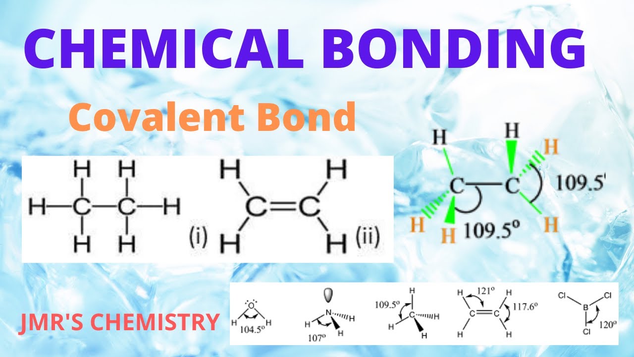 Chemical bonding - Shapes of methane, Ethane, Ethene, Ethyne (or) Acetylene molecules