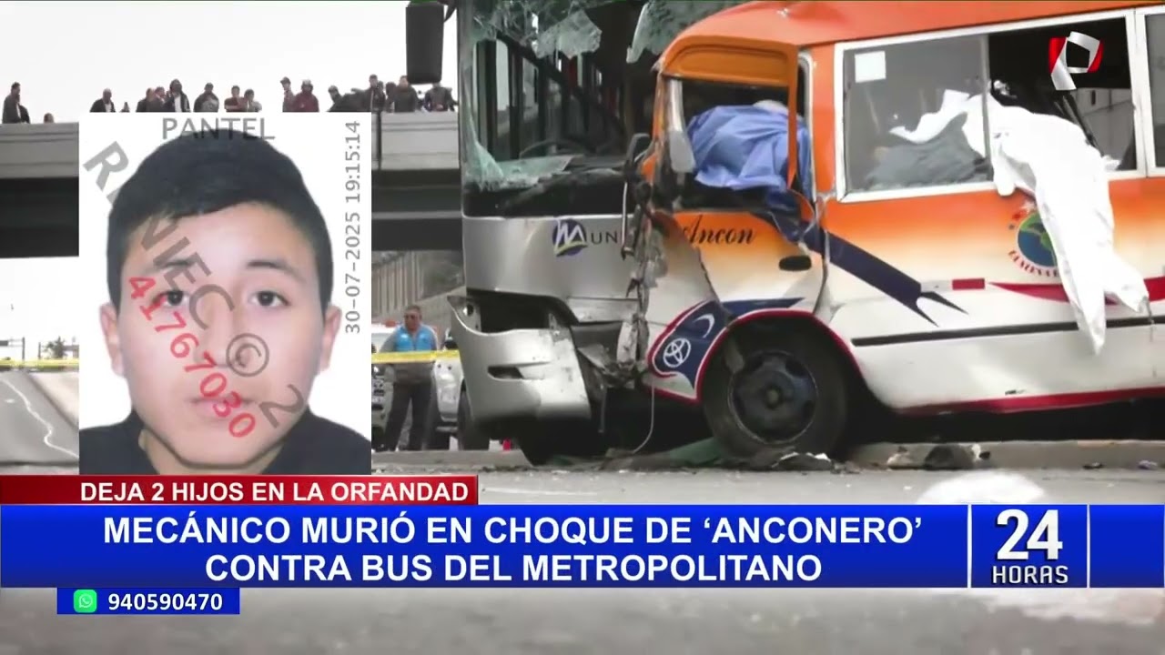 Chofer del Metropolitano que sobrevivió a choque se iba a jubilar hoy tras 10 años de servicio