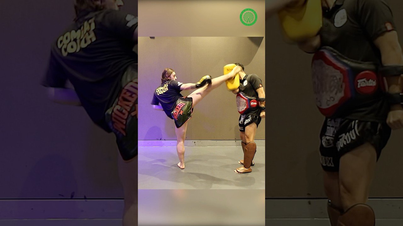 Muay Thai Tricks - Unorthodox Head Kick Set Up with Philip Tieu
