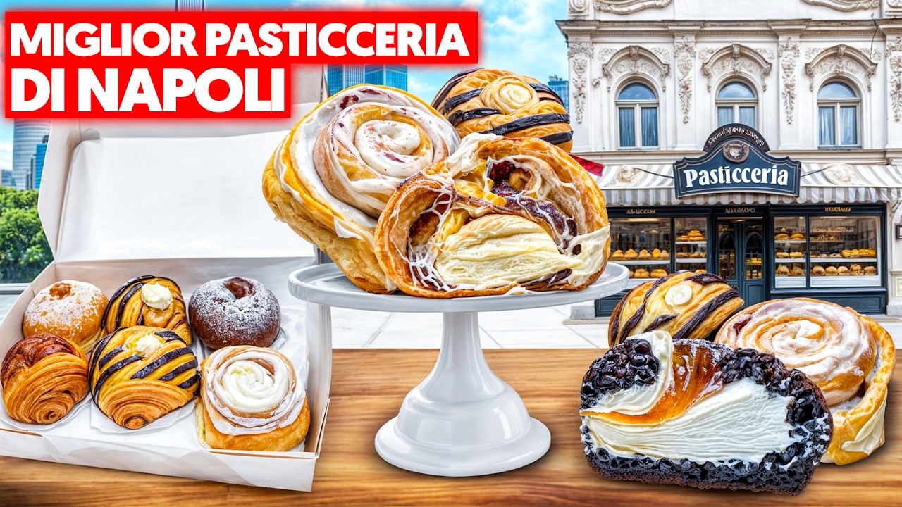 MANGIO TUTTO IL MENÚ DELLA MIGLIOR PASTICCERIA DI NAPOLI