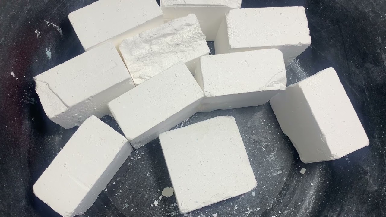 10 PJ Gym Chalk Blocks ~ ASMR ~ Oddly Satisfying ~ Anxiety and Stress Relief