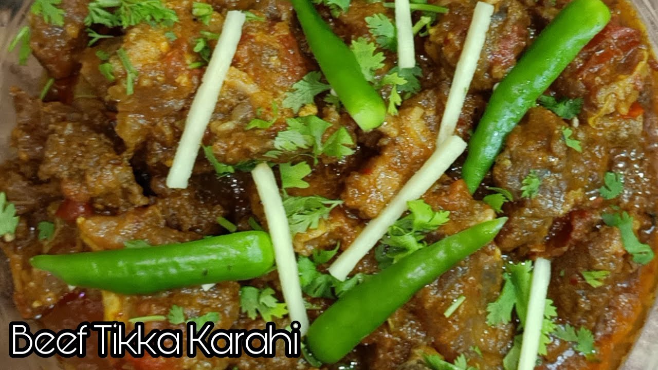 Beef Tikka Karahi Recipe | Beef Tikka Karahi by Usman Food Secrets