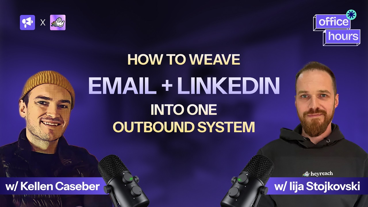Smartlead x HeyReach: How to Weave Email + LinkedIn Into One Outbound System | #smartleadofficehours