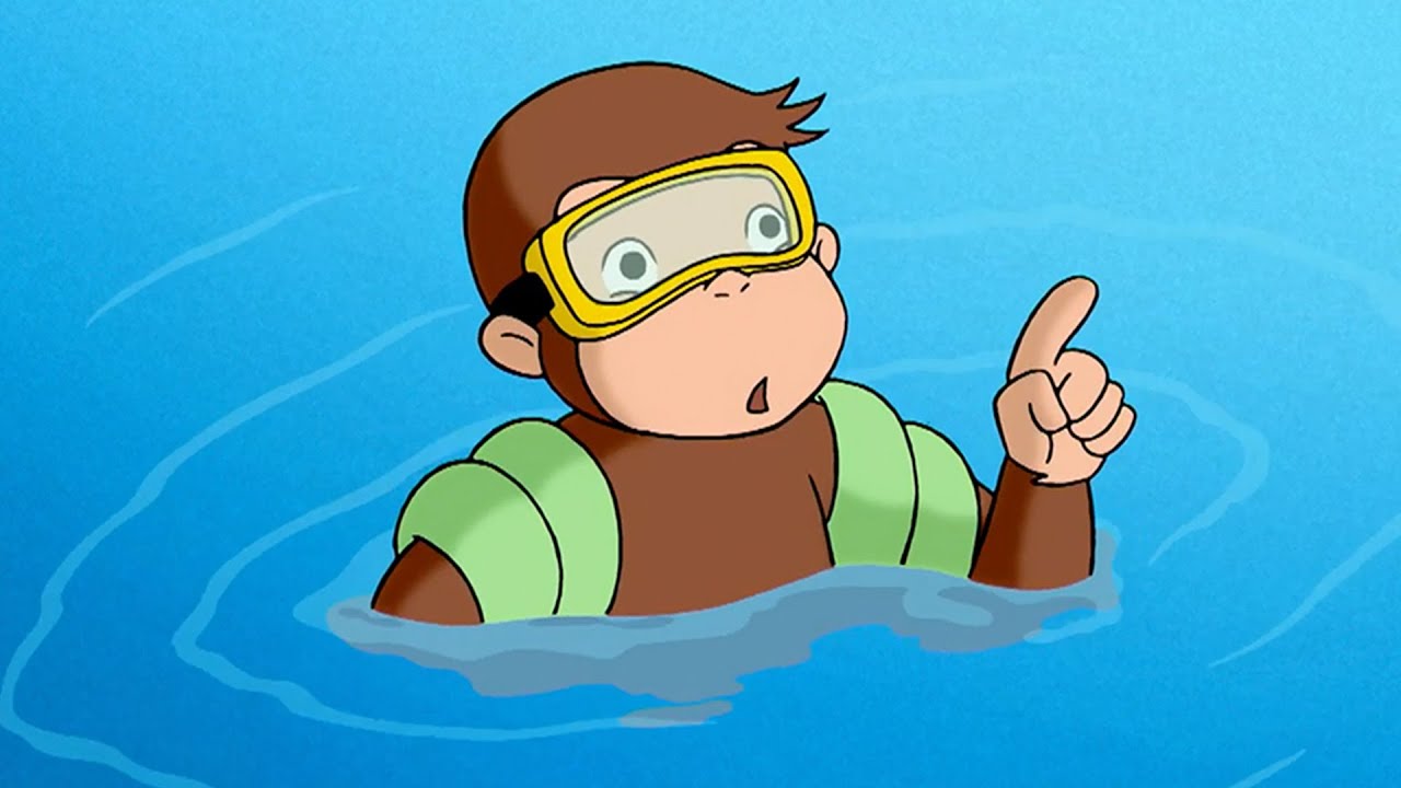 George si tuffa in acqua 🐵 Curioso Come George 🐵 Cartoni per Bambini