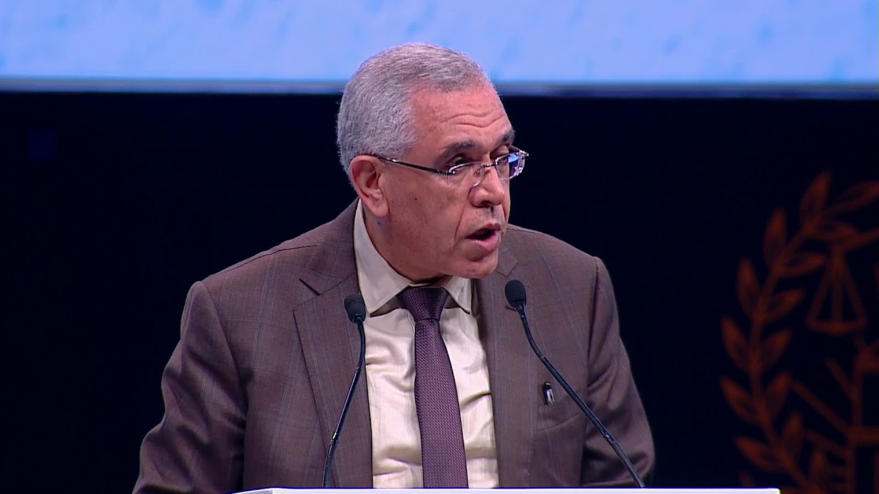 الجلسة الافتتاحية -  كلمة الرئيس الاول للمحكمة العليا بالجزائر
