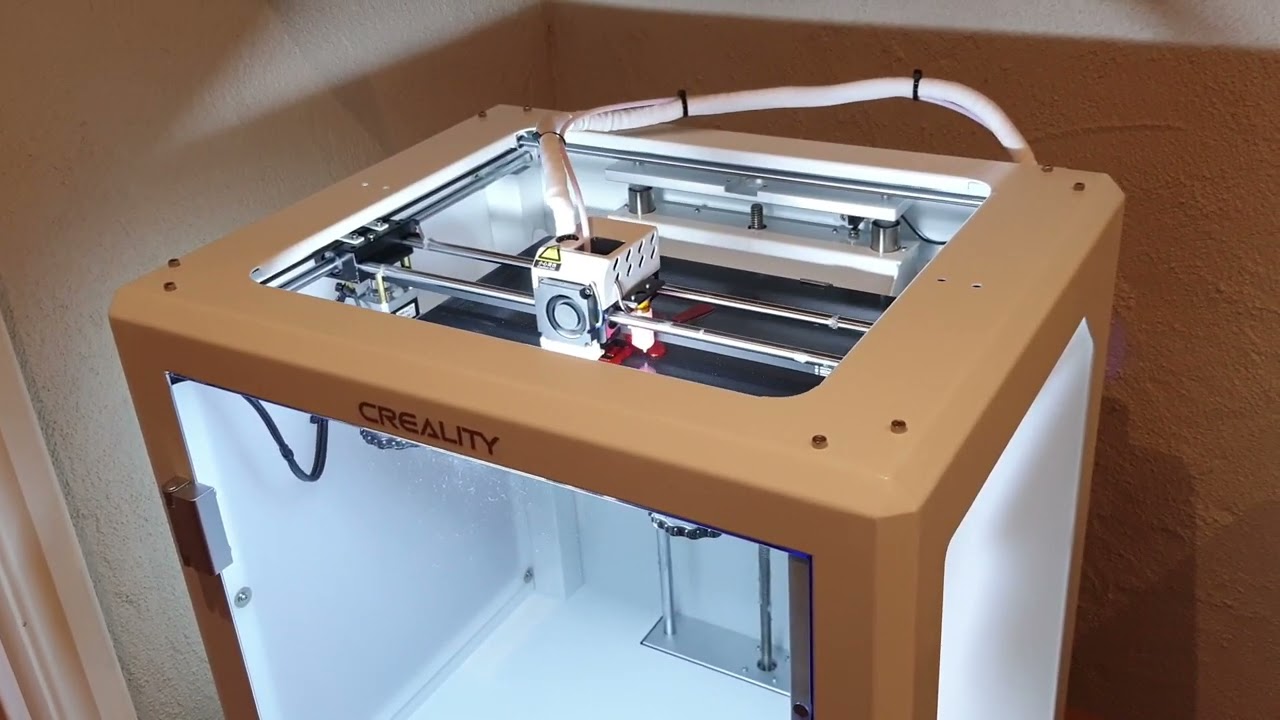 Creality cr-5 pro h first print and sound levels.